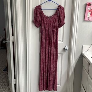 Boho maternity dress
